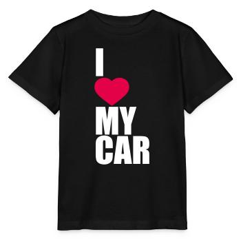 I Love My Car Saying Love Car Driving Cool Hobby - Stanley/Stella MINI CREATOR Kids’ T-Shirt - black - Front - Mikhail (115cm)