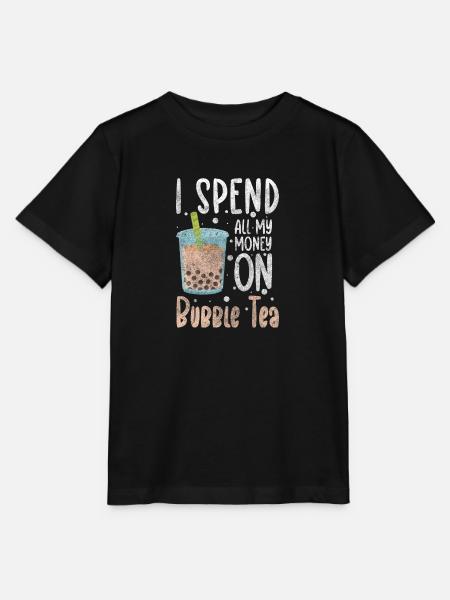 Bubble Tea Süß - Stanley/Stella Kinder T-Shirt MINI CREATOR  - Schwarz