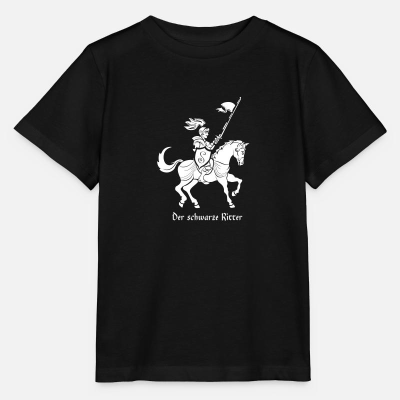 Der Schwarze Ritter - Stanley/Stella Kinder T-Shirt MINI CREATOR - Schwarz