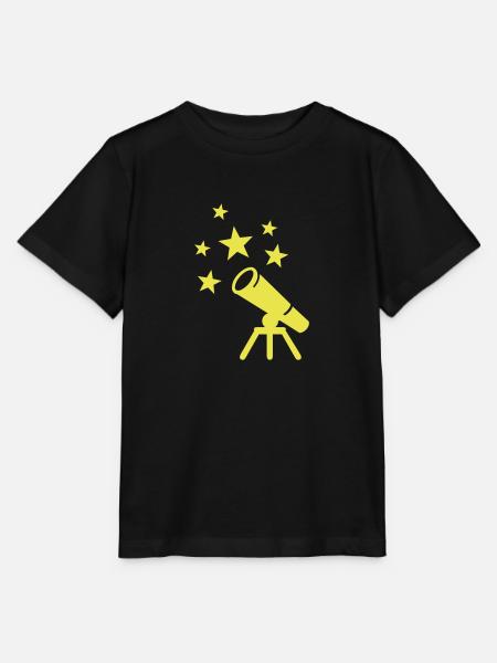 Teleskop - Stanley/Stella Kinder T-Shirt MINI CREATOR - Schwarz