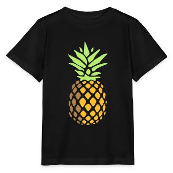 pineapple - Stanley/Stella MINI CREATOR Kids’ T-Shirt - black - Front - Mikhail (115cm)