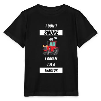 Drôles d’hommes Cadeau Agriculteur Tracteur Agriculteur - T-shirt bio MINI CREATOR Stanley/Stella Enfant - noir - Devant - Mikhail (115cm)