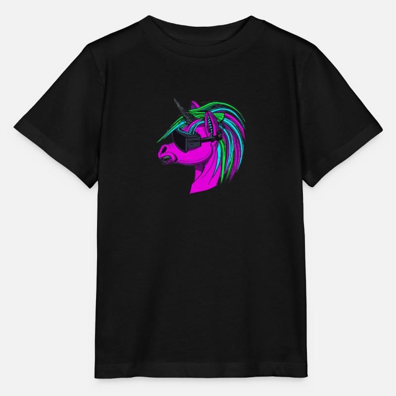 Licorne punk rock - T-shirt bio MINI CREATOR Stanley/Stella Enfant - noir