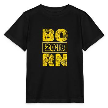 Born 2018 - Stanley/Stella MINI CREATOR Kids’ T-Shirt - black - Front - Mikhail (115cm)