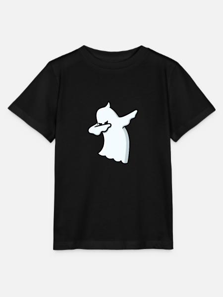 Dabbing Ghost - Stanley/Stella Kinder T-Shirt MINI CREATOR  - Schwarz