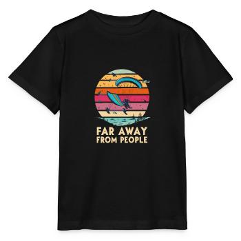 Paragliding - Stanley/Stella Kinder T-Shirt MINI CREATOR  - Schwarz - Vorne - Mikhail (115cm)