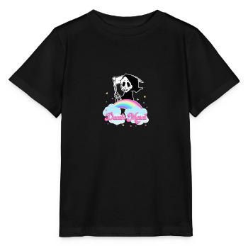 Death Metal Rainbow - Stanley/Stella MINI CREATOR Kids’ T-Shirt - black - Front - Mikhail (115cm)