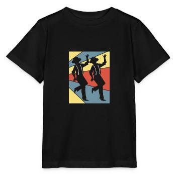 Stepptanz Tanzlehrer Tänzer Tänzerin - Stanley/Stella Kinder T-Shirt MINI CREATOR  - Schwarz - Vorne - Mikhail (115cm)
