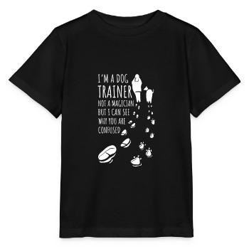 Dog Trainer Dog Training Dog - Stanley/Stella MINI CREATOR Kids’ T-Shirt - black - Front - Mikhail (115cm)