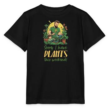 A garden lover's delight - Stanley/Stella MINI CREATOR Kids’ T-Shirt - black - Front - Mikhail (115cm)