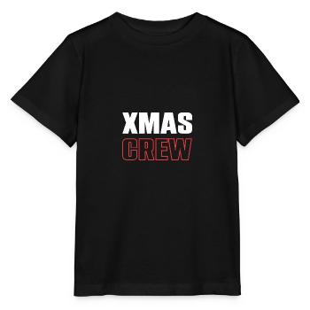Xmas Crew - Stanley/Stella Kinder T-Shirt MINI CREATOR  - Schwarz - Vorne - Mikhail (115cm)