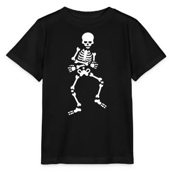 Skibidi challenge meme Tanzen Skelett Tanz - Stanley/Stella Kinder T-Shirt MINI CREATOR  - Schwarz - Vorne - Mikhail (115cm)