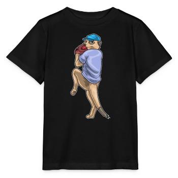 Meerkat Baseball Gant de baseball - T-shirt bio MINI CREATOR Stanley/Stella Enfant - noir - Devant - Mikhail (115cm)