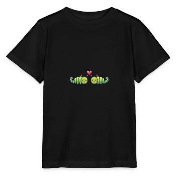 Wurm Paar Liebe Valentinstag - Stanley/Stella Kinder T-Shirt MINI CREATOR  - Schwarz - Vorne - Mikhail (115cm)