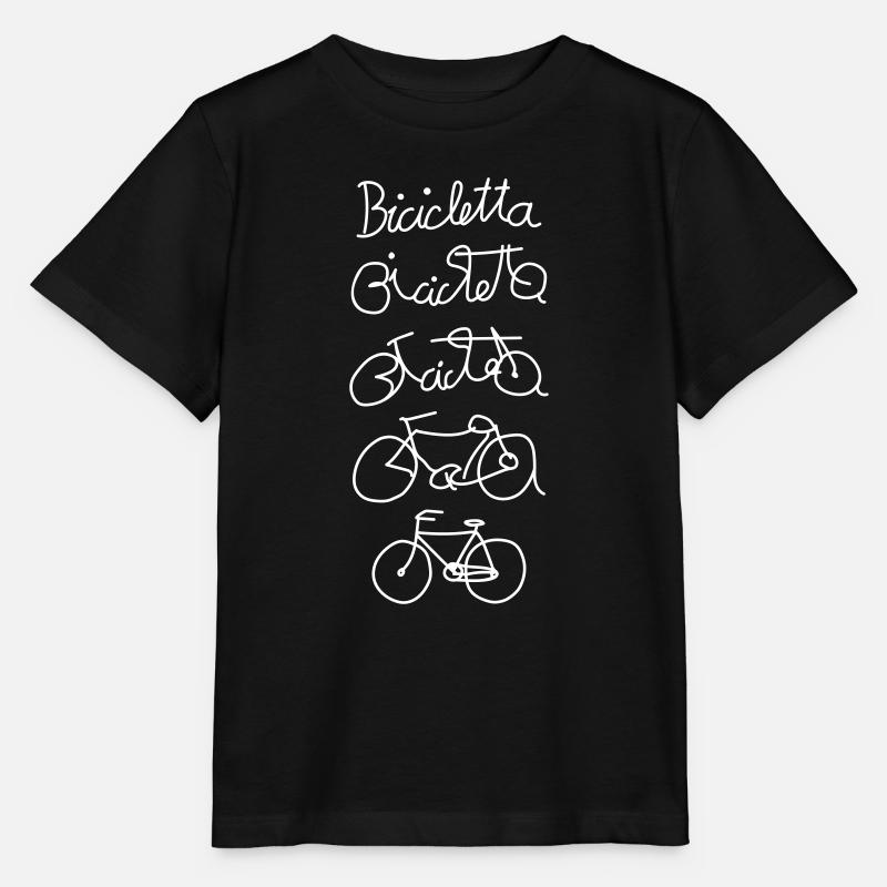 Bicicletta - Transformation de bicyclette - T-shirt bio MINI CREATOR Stanley/Stella Enfant - noir