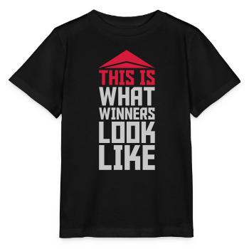 À quoi ressemblent les gagnants - T-shirt bio MINI CREATOR Stanley/Stella Enfant - noir - Devant - Mikhail (115cm)