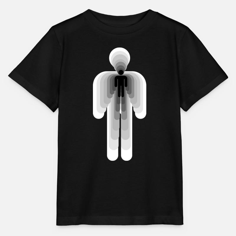 3D - MENSCH - Stanley/Stella Kinder T-Shirt MINI CREATOR - Schwarz