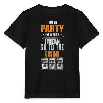 Casino Slot Gaming Slot Machine - Stanley/Stella MINI CREATOR Kids’ T-Shirt - black - Front - Mikhail (115cm)