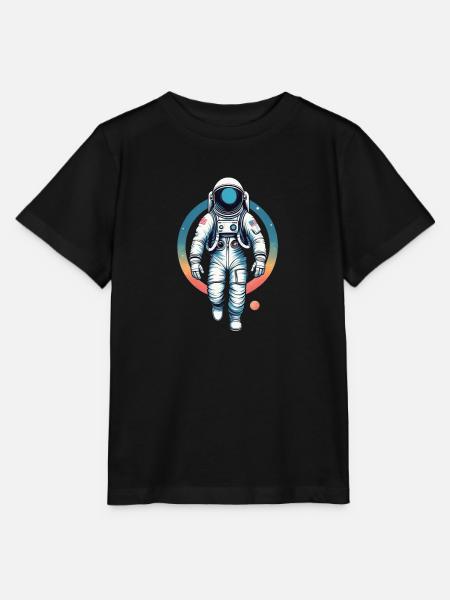 Der Astronaut im All - Stanley/Stella Kinder T-Shirt MINI CREATOR - Schwarz