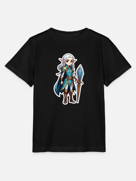 Dungeon Elf Mage - Stanley/Stella Kinder T-Shirt MINI CREATOR - Schwarz
