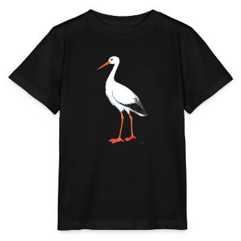 Storch - Stanley/Stella Kinder T-Shirt MINI CREATOR  - Schwarz - Vorne - Mikhail (115cm)