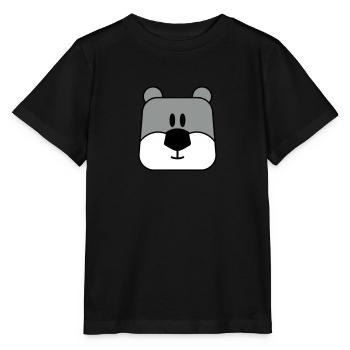 comic koala - Stanley/Stella Kinder T-Shirt MINI CREATOR  - Schwarz - Vorne - Mikhail (115cm)