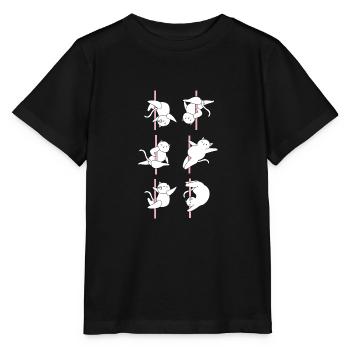Pole Dance - Stanley/Stella Kinder T-Shirt MINI CREATOR  - Schwarz - Vorne - Mikhail (115cm)