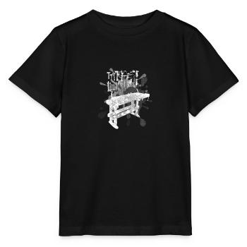 Hobby Wood DIY - Stanley/Stella MINI CREATOR Kids’ T-Shirt - black - Front - Mikhail (115cm)