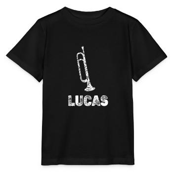 Lucas - T-shirt bio MINI CREATOR Stanley/Stella Enfant - noir - Devant - Mikhail (115cm)