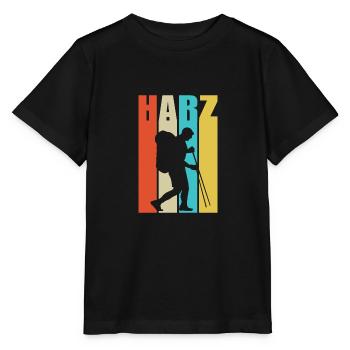 Résine Randonneurs Brocken Randonnée Hiking cadeau - T-shirt bio MINI CREATOR Stanley/Stella Enfant - noir - Devant - Mikhail (115cm)