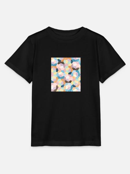 Wabenpastelle # 001 - Stanley/Stella Kinder T-Shirt MINI CREATOR - Schwarz