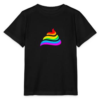 Licorne, merde, merde, Festival, fête de l’ - T-shirt bio MINI CREATOR Stanley/Stella Enfant - noir - Devant - Mikhail (115cm)