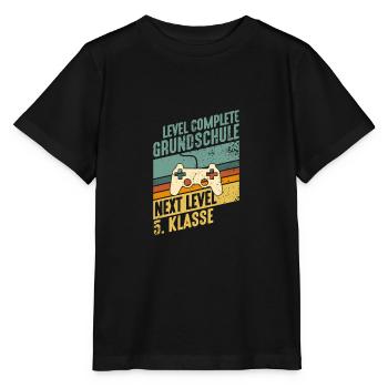 Levelkomplett Grundschule - 5. Klasse Schule Gamer - Stanley/Stella Kinder T-Shirt MINI CREATOR  - Schwarz - Vorne - Mikhail (115cm)
