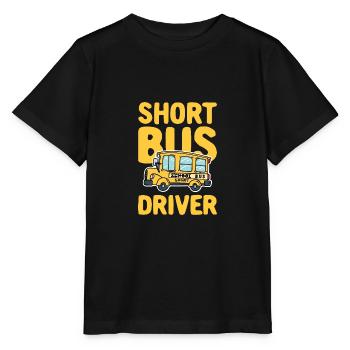 Short Bus Driver - Stanley/Stella Kinder T-Shirt MINI CREATOR  - Schwarz - Vorne - Mikhail (115cm)