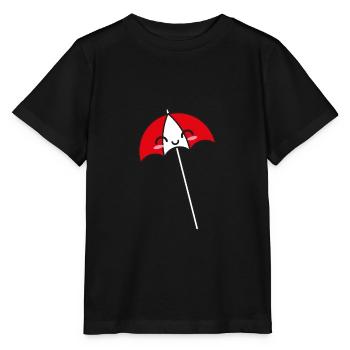 Doux parasol Kawaii - T-shirt bio MINI CREATOR Stanley/Stella Enfant - noir - Devant - Mikhail (115cm)