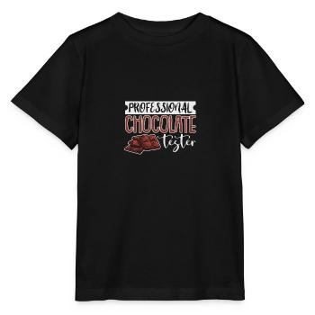 Chocolat chocolat gourate sucré chocolate chocolat - T-shirt bio MINI CREATOR Stanley/Stella Enfant - noir - Devant - Mikhail (115cm)