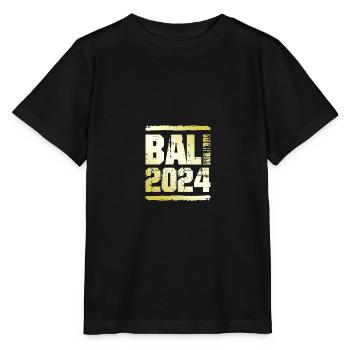 Bali 2024 Médaille d’or - T-shirt bio MINI CREATOR Stanley/Stella Enfant - noir - Devant - Mikhail (115cm)