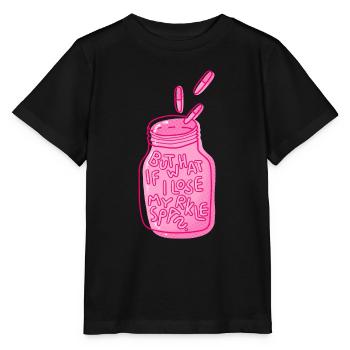 what if i lose my sparkle Spruch mental health - Stanley/Stella Kinder T-Shirt MINI CREATOR  - Schwarz - Vorne - Mikhail (115cm)