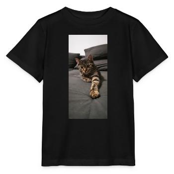Loki Design No1 - Stanley/Stella Kinder T-Shirt MINI CREATOR  - Schwarz - Vorne - Mikhail (115cm)