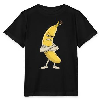Banane - Stanley/Stella Kinder T-Shirt MINI CREATOR  - Schwarz - Vorne - Mikhail (115cm)