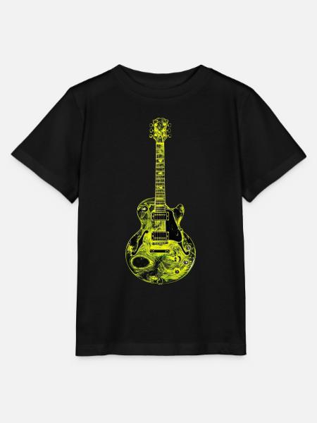 Gitarre - Stanley/Stella Kinder T-Shirt MINI CREATOR - Schwarz