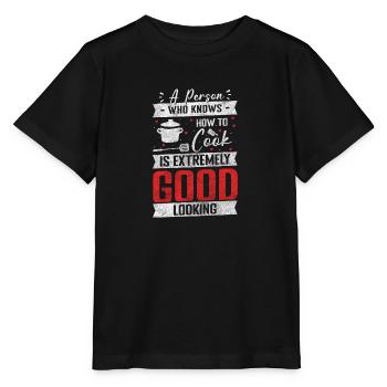 Koch Hobby Cuisine - Stanley/Stella Kinder T-Shirt MINI CREATOR  - Schwarz - Vorne - Mikhail (115cm)