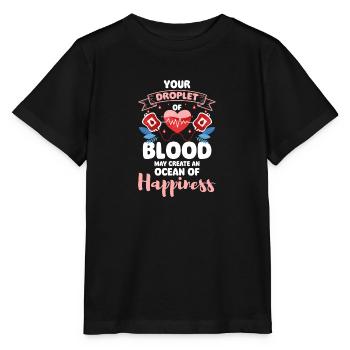Blood Donation Life Hospital - Stanley/Stella MINI CREATOR Kids’ T-Shirt - black - Front - Mikhail (115cm)