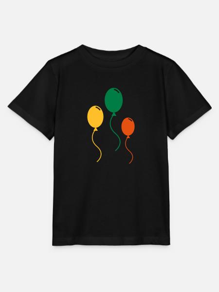 luftballons - Stanley/Stella Kinder T-Shirt MINI CREATOR - Schwarz