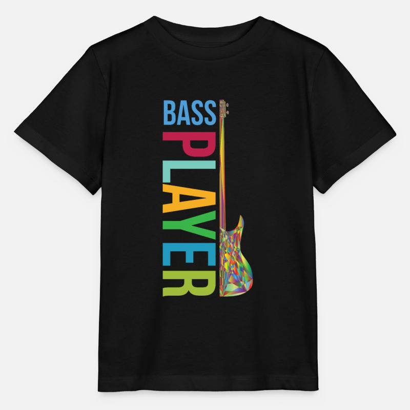 BASS PLAYER - Basse guitare - T-shirt bio MINI CREATOR Stanley/Stella Enfant - noir