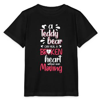Bear Childhood Toys - Stanley/Stella MINI CREATOR Kids’ T-Shirt - black - Front - Mikhail (115cm)