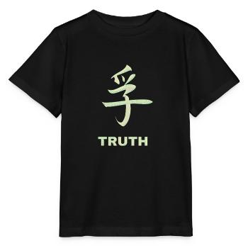 Schriftzeichen Wahrheit Chinesisch - Stanley/Stella Kinder T-Shirt MINI CREATOR  - Schwarz - Vorne - Mikhail (115cm)