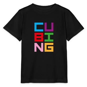 CUBING - Stanley/Stella MINI CREATOR Kids’ T-Shirt - black - Front - Mikhail (115cm)