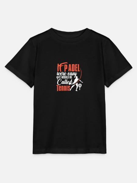 Padel Tennis Paddle Padel Bal Peddelen Padel Tennis - Stanley/Stella Kinder-T-shirt MINI CREATOR  - zwart
