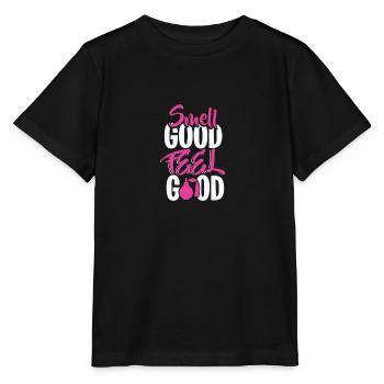 Les amateurs de parfums qui s’intéressent aux parfums ou aux fragrances - T-shirt bio MINI CREATOR Stanley/Stella Enfant - noir - Devant - Mikhail (115cm)